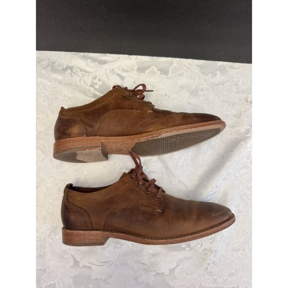 Cole Haan 8.5M‎ Feathercraft Plain Toe Grand Blucher Oxford Leather Shoe Tan